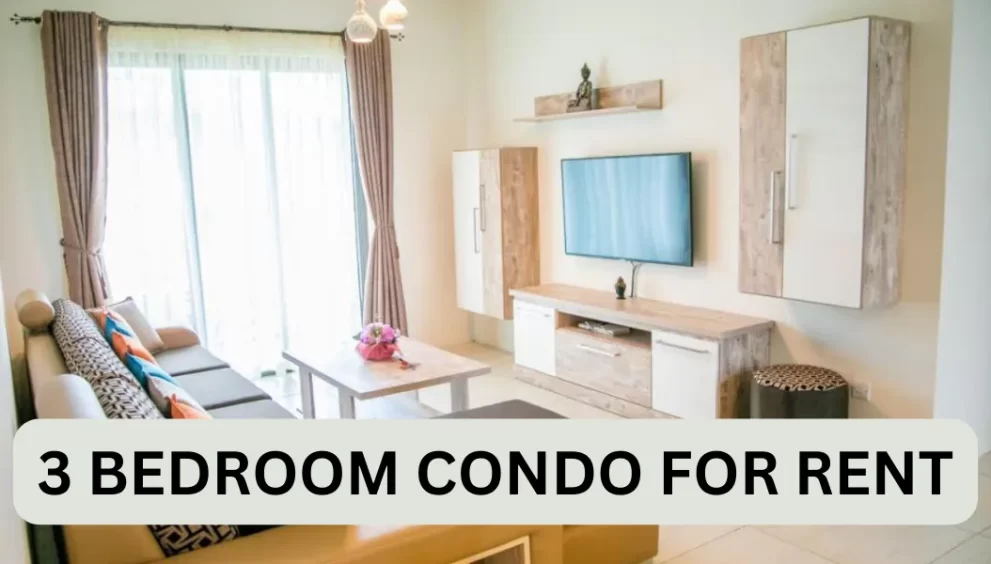 3 Bedroom Condo For Rent