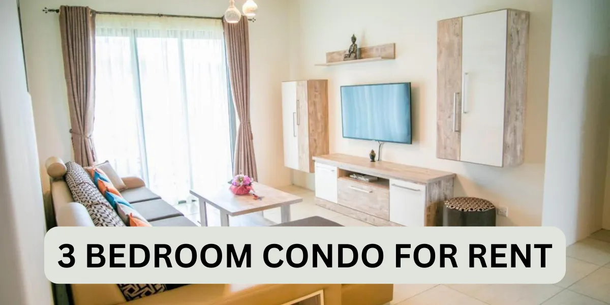 3 Bedroom Condo For Rent