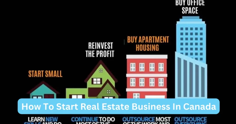 How To Start Real Estate Business In Canada