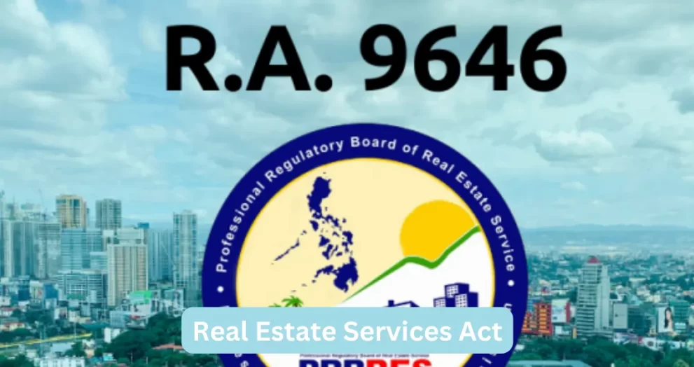 Real Estate Services Act