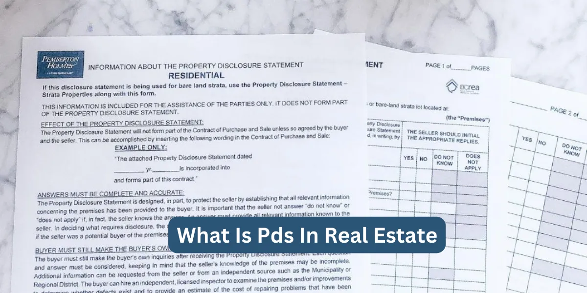 What Is Pds In Real Estate