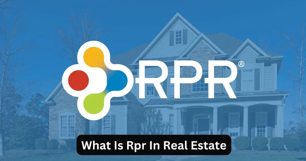 What Is Rpr In Real Estate