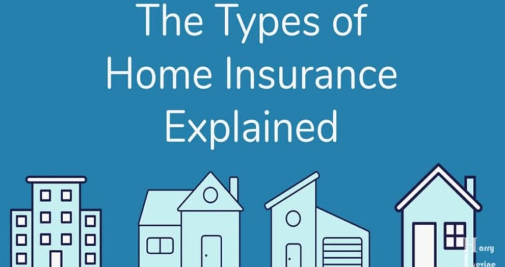 What Are The Different Types Of Home Insurance?