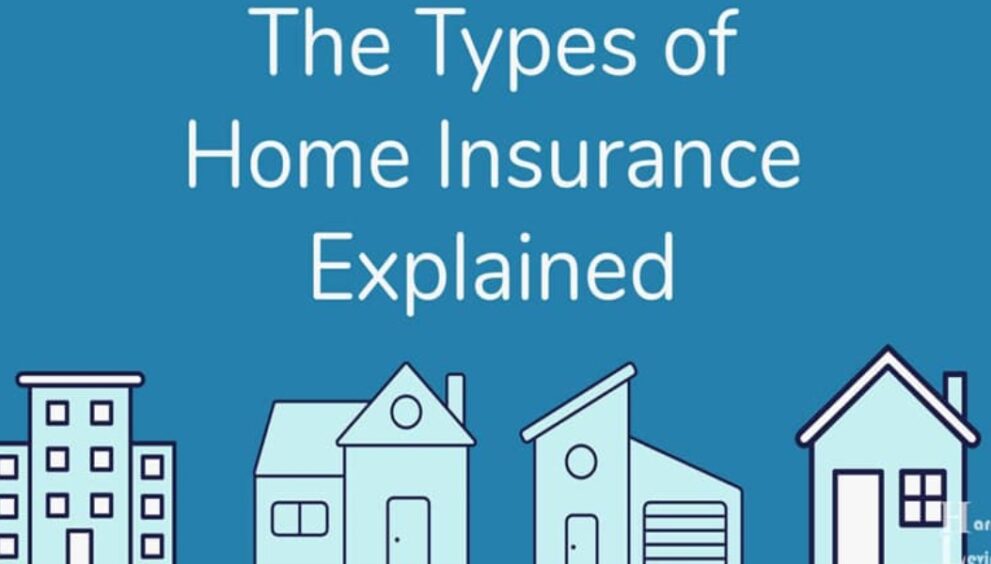 What Are The Different Types Of Home Insurance?